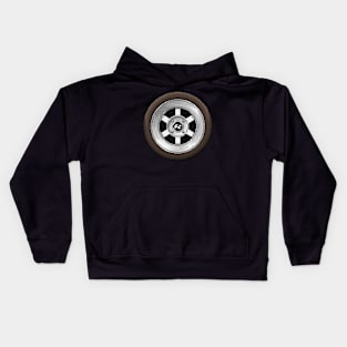 Pixelart Wheel Kids Hoodie